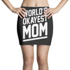 world's okayest mom funny Mini Skirts