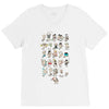 shakespeare a z V-Neck Tee