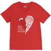 half of my heart is in heaven with my angel V-Neck Tee