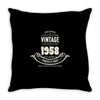premium vintage 1958 classic perfectly aged limited edition Throw Pillow