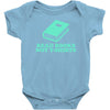 read books not t shirts Baby Onesie