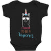 i choose to be a unicorn 2 Baby Bodysuit