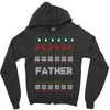 ugly christmas father Zipper Hoodie