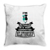 I Am Cat Actually In A Very Commited Relationship Throw Pillow