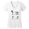 caurebuh Women's V-Neck T-Shirt