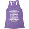 Super Cool Pawpaw Of A Freaking Awesome Granddaughter Racerback Tank