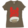 christmas rocks Ladies Fitted T-Shirt