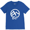 bc mountains british col V-Neck Tee