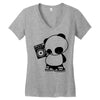 panda Women's V-Neck T-Shirt