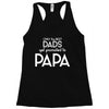 Only the Best Dads get Promoted to Papa Racerback Tank