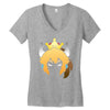 bowsette meme Women's V-Neck T-Shirt