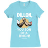 predator movie dillon licensed adult Ladies Fitted T-Shirt