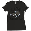 love tube mice Ladies Fitted T-Shirt