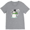 windy snowman V-Neck Tee