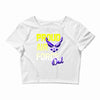proud air force dad Crop Top