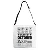 Born In October Adjustable Strap Totes