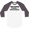 what happens in prague stays in prague 3/4 Sleeve Shirt