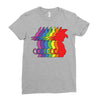 Goku Rainbow Ladies Fitted T-Shirt