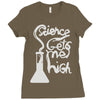 science gets me high Ladies Fitted T-Shirt