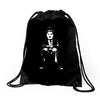 charlie chaplin Drawstring Bags