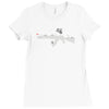 banksy style ak47 art   funny Ladies Fitted T-Shirt
