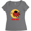 mad bull Women's Triblend Scoop T-shirt