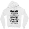 I Am A January Women Zipper Hoodie