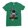 who loves frenchies Ladies Fitted T-Shirt