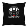 b.a.e Throw Pillow