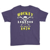 legends are born in 1979 Youth Tee