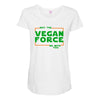 May The Vegan Force Be With You Maternity Scoop Neck T-shirt