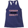 Feminism Means Equality Racerback Tank