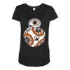 calavera droid Maternity Scoop Neck T-shirt