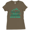 This Guy Loves Camping With His Friends Ladies Fitted T-Shirt