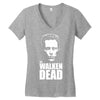 the walken dead Women's V-Neck T-Shirt