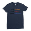 mommy daddy harrison baby name Ladies Fitted T-Shirt