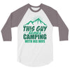 Camper Couple Man 3/4 Sleeve Shirt