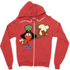 mustard or mayo Zipper Hoodie
