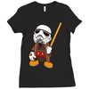 mickey jedi troopers Ladies Fitted T-Shirt