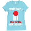 HOWZAT I BAT FOR THE WORLD SERIES Ladies Fitted T-Shirt
