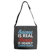 science is real Adjustable Strap Totes