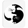 yin yang cat Mousepad