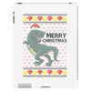 ugly dinosaur merry christmas iPad 3 and 4 Case