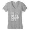 best papa ever Women's V-Neck T-Shirt