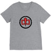 logo sword V-Neck Tee