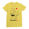 pregnant rex black color Ladies Fitted T-Shirt