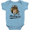monkey cafe pilote Baby Onesie