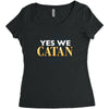 yes we catan Women's Triblend Scoop T-shirt