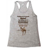 realize it's hump day Racerback Tank