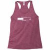 brain loading funny gamer computer geek funny Racerback Tank